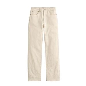 Madewell Women’s Curvy 90’ Straight Cream Jeans